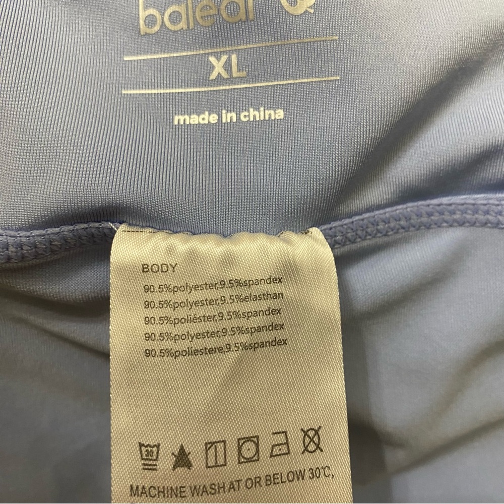 Baleaf periwinkle blue sporty athletic tennis golf layered skirt skort size XL - Picture 11 of 12